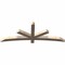 Ekena Millwork Alberta Smooth Timber Gable Bracket, Douglas Fir, 72"W x 27"H x 3 1/2"D x 3 1/2"F, 9/12 Pitch GBW072X27X0404ALB00SDF - alternate 3